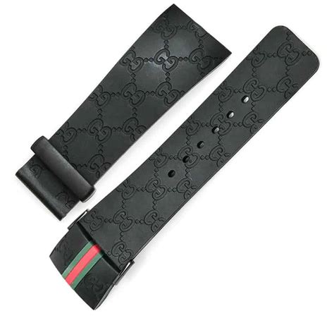 gucci leather strap watches|authentic Gucci rubber watch bands.